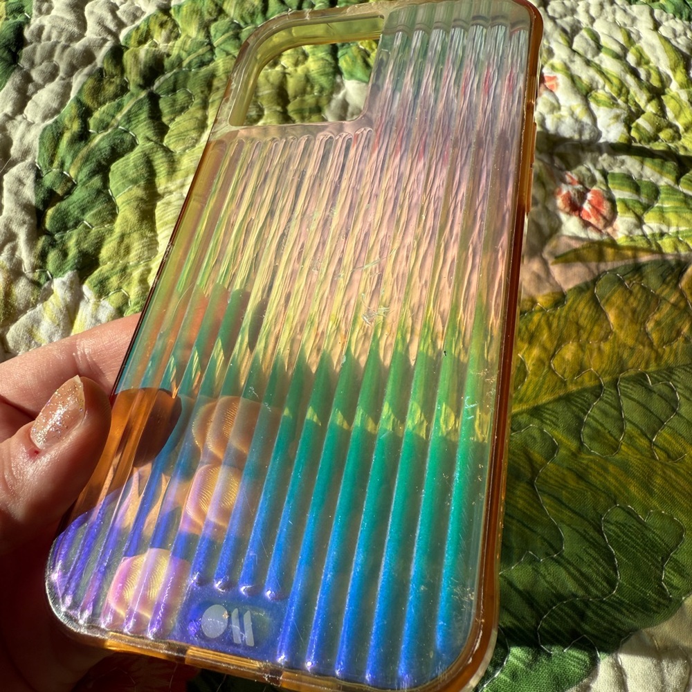 Case-Mate Ribbed Grip Rainbow Pride iPhone 12 Pro Max - Picture 4 of 9